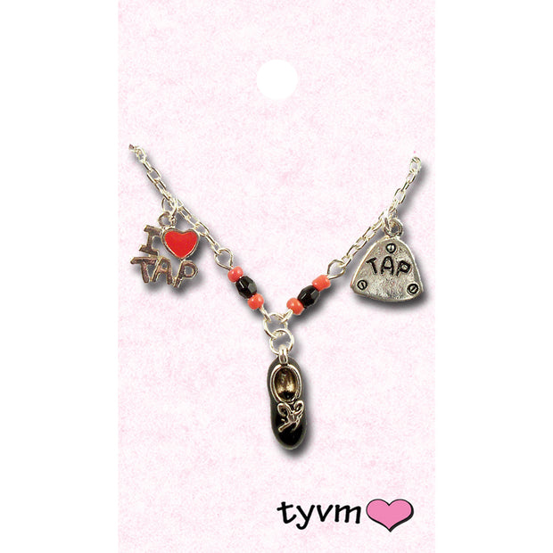 17356-NCK Tap Charm Necklace