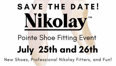 Nikolay Pointe Shoe Fitting Event!