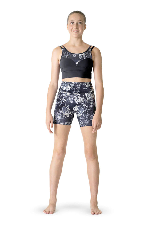 Z0014L Velour Crop Top