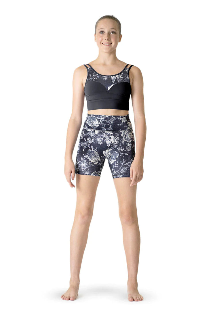 Z0014L Velour Crop Top