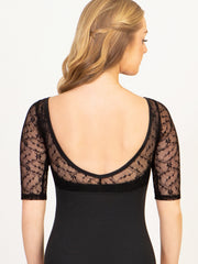 2665A Spring Chateau Short Sleeve Adult Leotard (FINAL SALE)