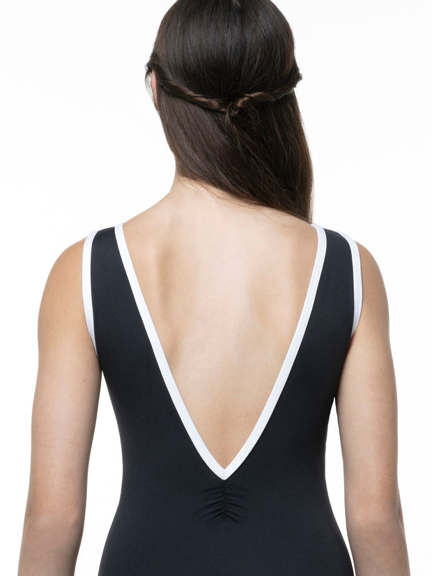 2771A Empire Bateau Neck Leotard
