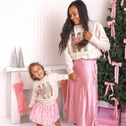 Pastel Nutcracker Patch Christmas Women's Sweatshirt
