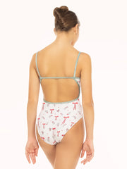 Candy Christmas Bows Leotard