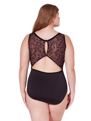 F12401W Allure Mesh Back Leotard