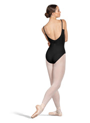L4257 Pinch Front Low Back Camisole Leotard