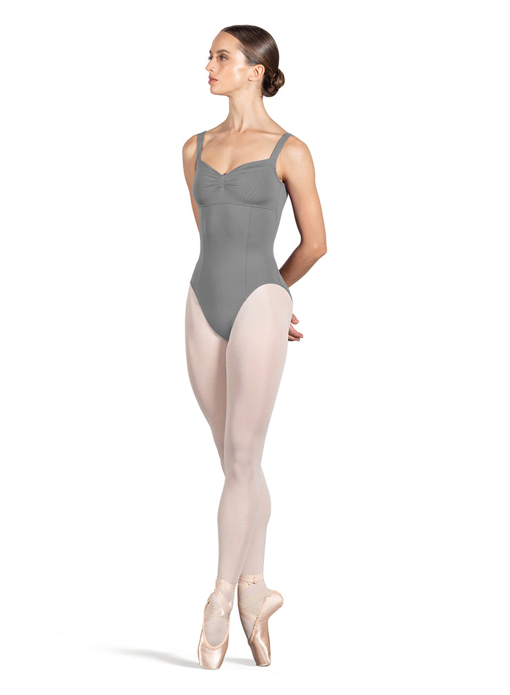 L4265 Pinch Front Scoop Back Adult Leotard