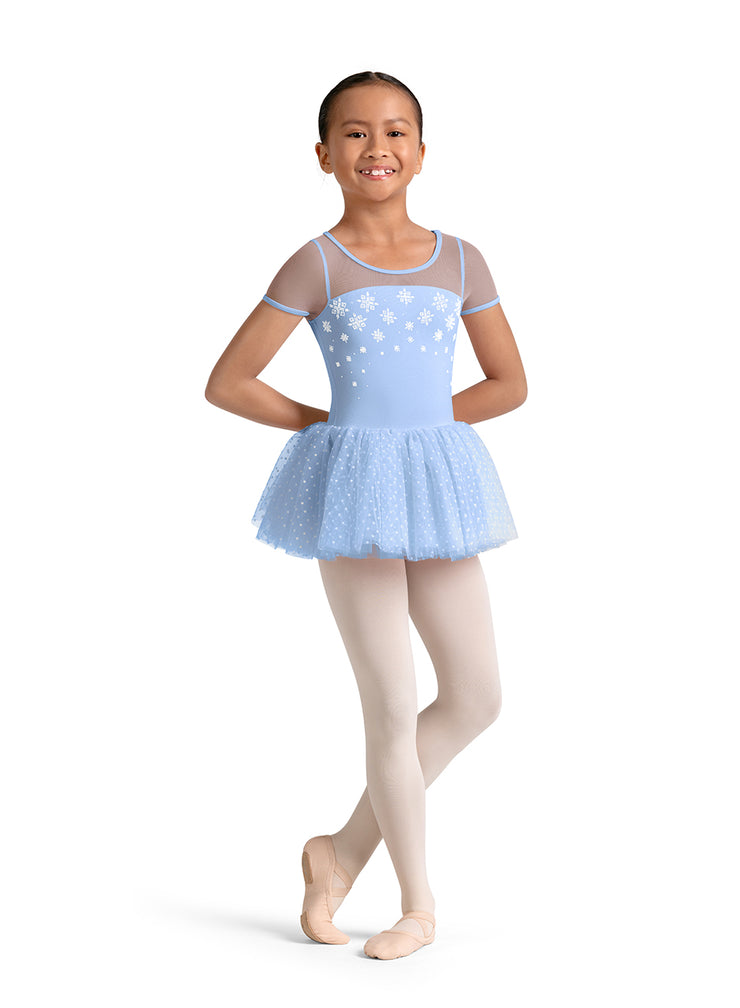 M20003C Child Short Sleeve Tutu Leotard