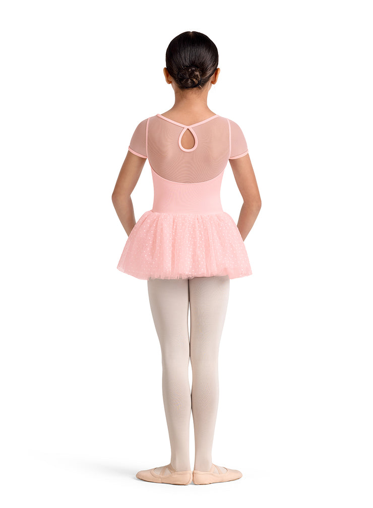 M20003C Child Short Sleeve Tutu Leotard