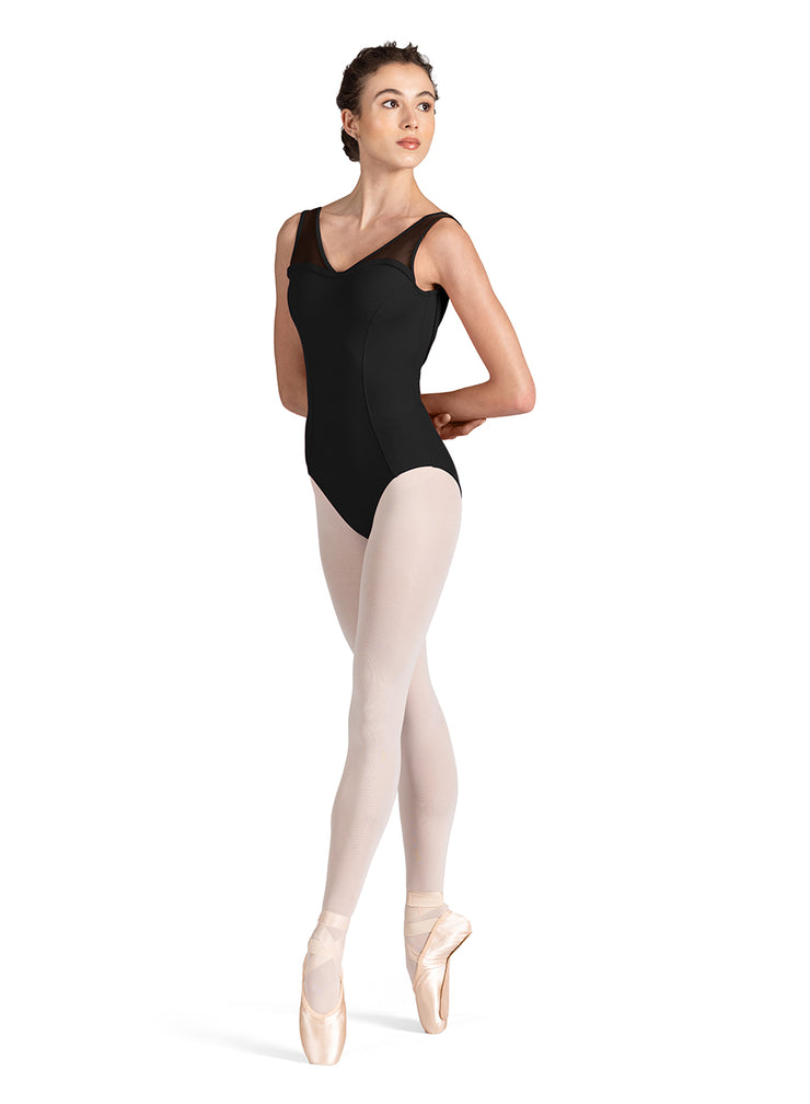 M3116LM V-Neck Tank Leotard