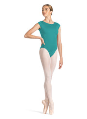 M5103LM Open Back Cap Sleeve Leotard