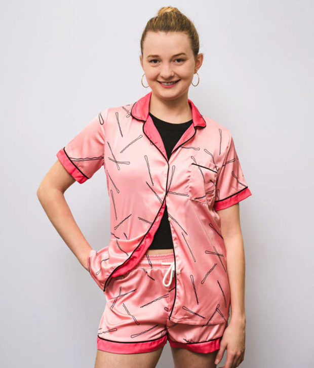 AHFY-PJ Always Here For You Silk Pajamas