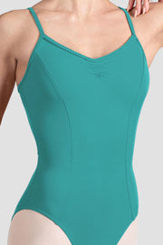M2189TM Braid Neckline Cami Child Leotard