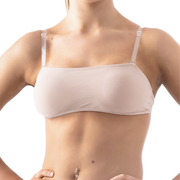 Clear Back Dance Bandeau Bra