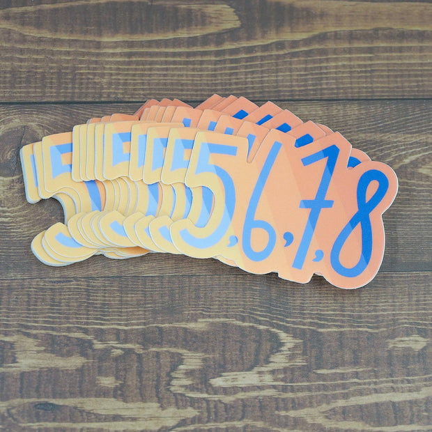5,6,7,8 Dance Stickers