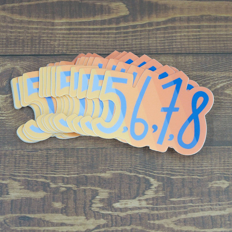 5,6,7,8 Dance Stickers