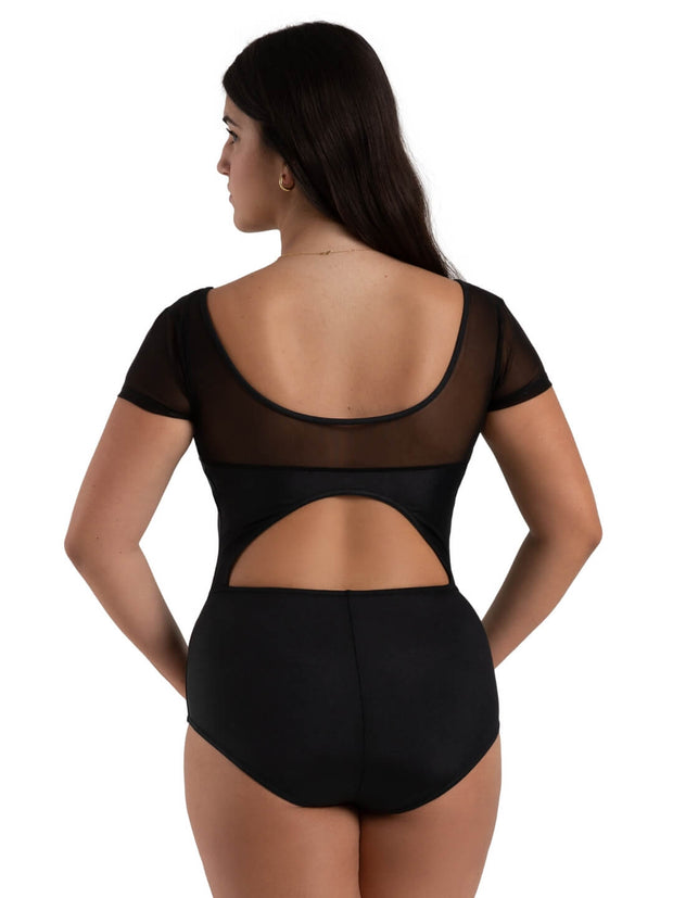 12263W Adult Chryssa Cap Sleeve Leotard