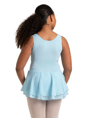 CC877C Child Layered Skirt Tank Dress