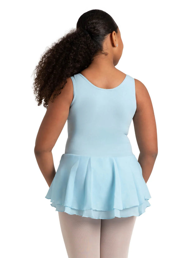 CC877C Child Layered Skirt Tank Dress