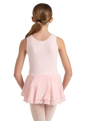 CC877C Child Layered Skirt Tank Dress