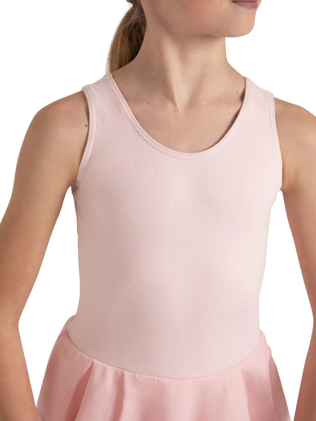 CC877C Child Layered Skirt Tank Dress