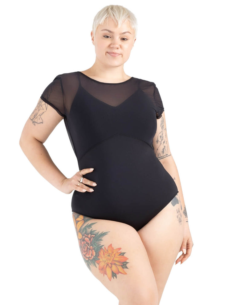 12242W Sundown Cap Sleeve Leotard