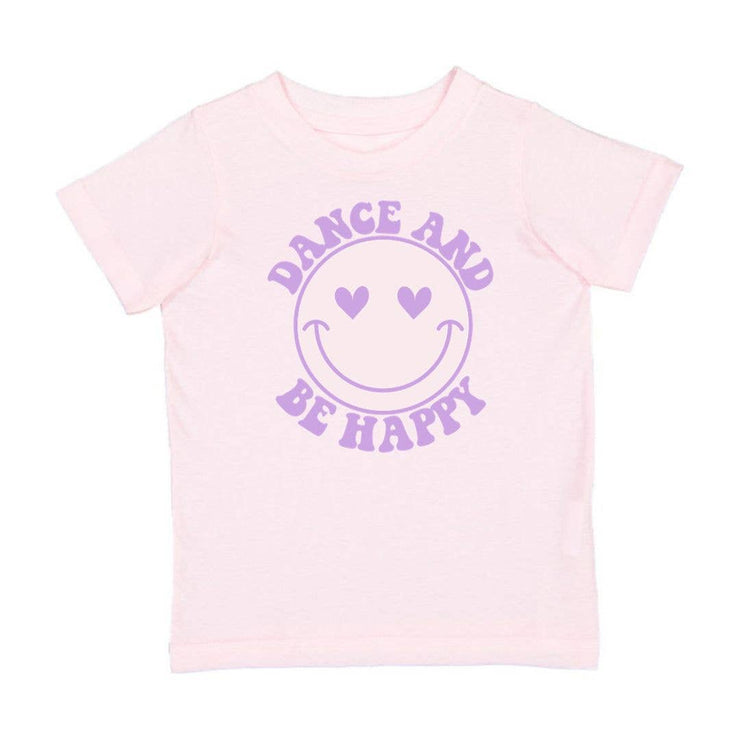 Dance and Be Happy Short Sleeve T-Shirt - Kids Dance Tee