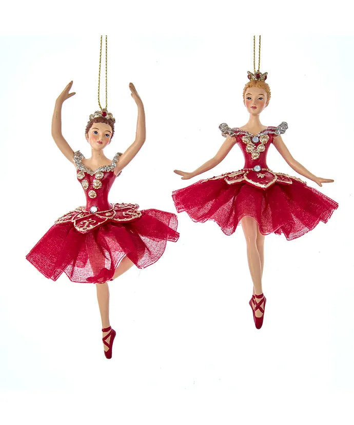 Regal Red Ballerina Ornament Regal Red Ballerina Ornament