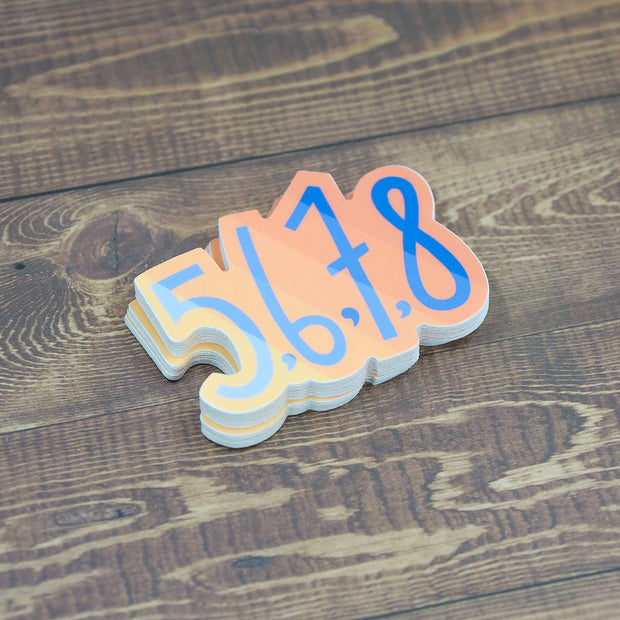 5,6,7,8 Dance Stickers