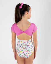 ICL197SSBL1 Avery Cap Sleeve Leotard
