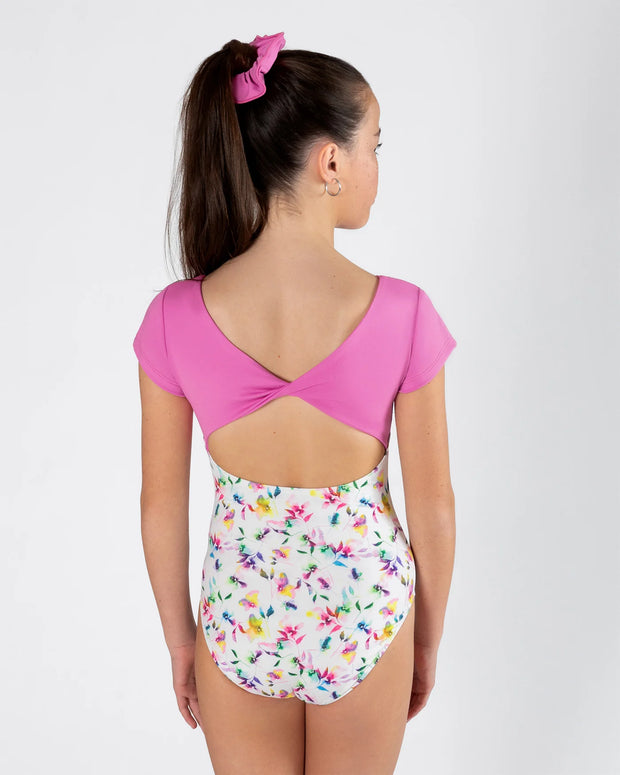 ICL197SSBL1 Avery Cap Sleeve Leotard