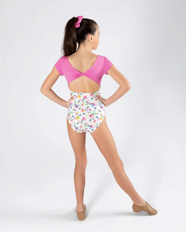 ICL197SSBL1 Avery Cap Sleeve Leotard
