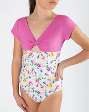 ICL197SSBL1 Avery Cap Sleeve Leotard