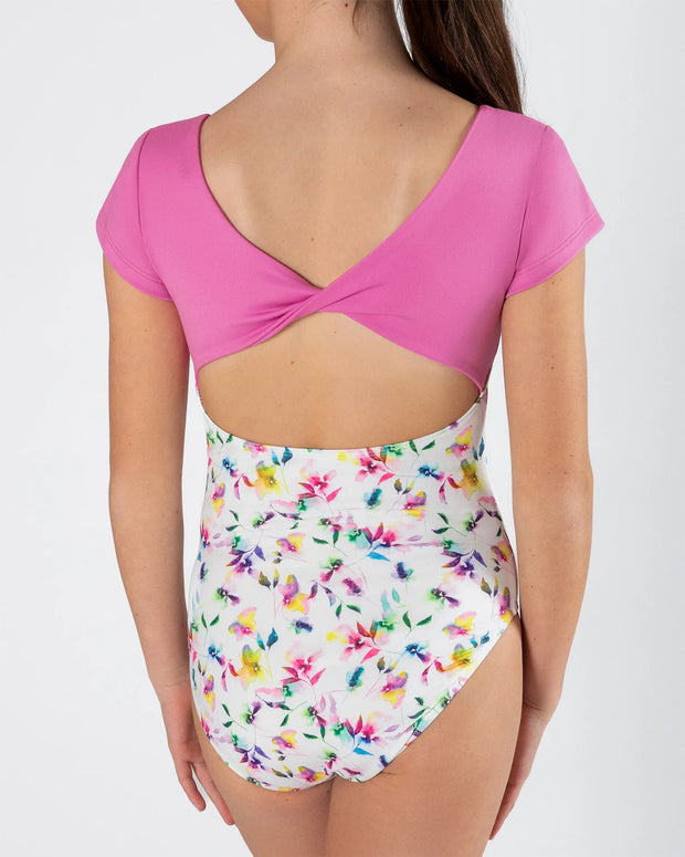 ICL197SSBL1 Avery Cap Sleeve Leotard