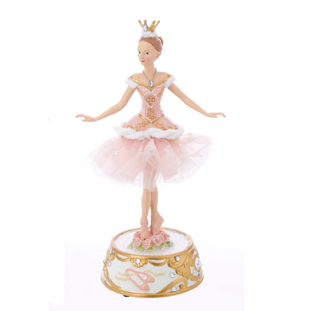 Pink Ballerina Figure with Musical Base