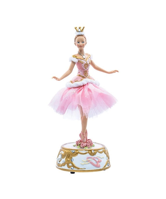 Pink Ballerina Figure with Musical Base