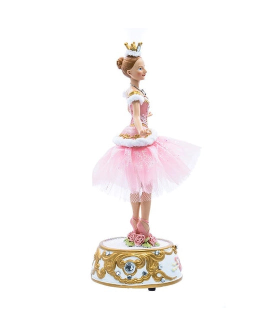 Pink Ballerina Figure with Musical Base