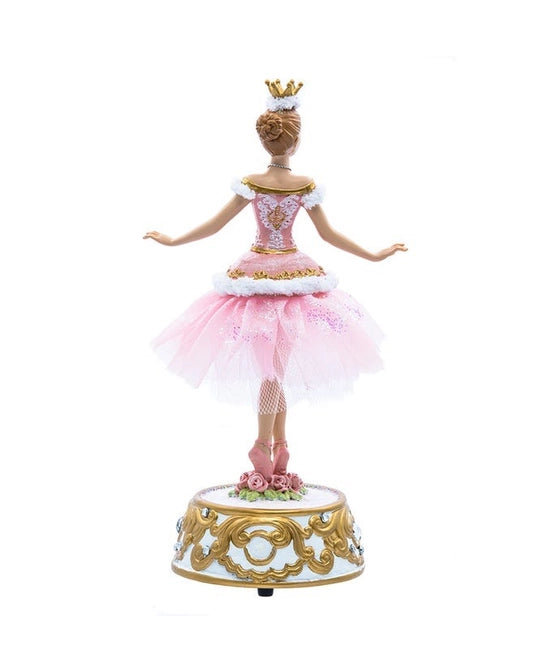 Pink Ballerina Figure with Musical Base
