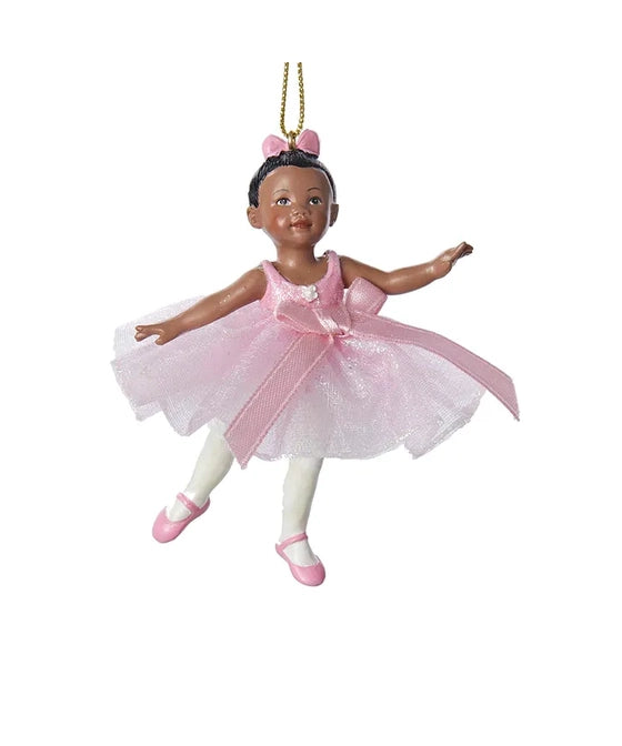 3.25" Resin Little Ballerina Ornament