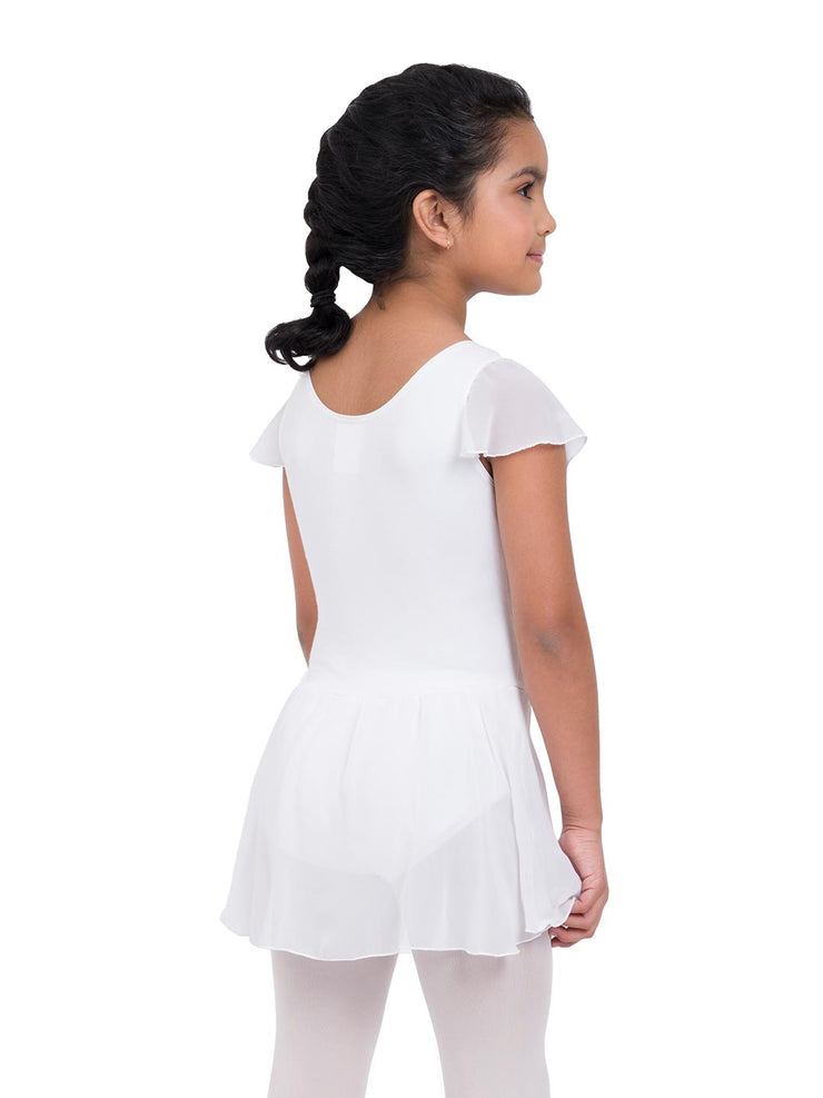 11305C Child Flutter Sleeve Dress* (FINAL SALE)