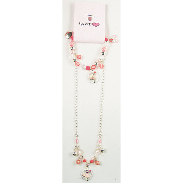 17217 Ballet Fun Necklace & Bracelet Set