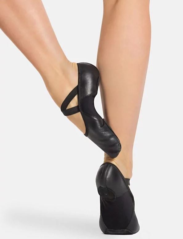 2038 Hanami Leather Ballet Shoe BLACK