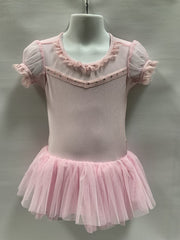 22201C Child Short Sleeve Tutu Dress