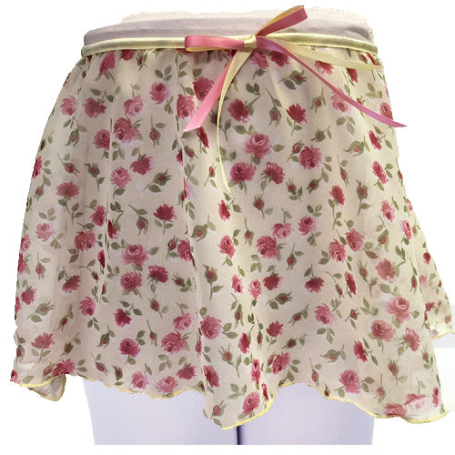 4331YR Girls Yellow Rose Pull on Skirt
