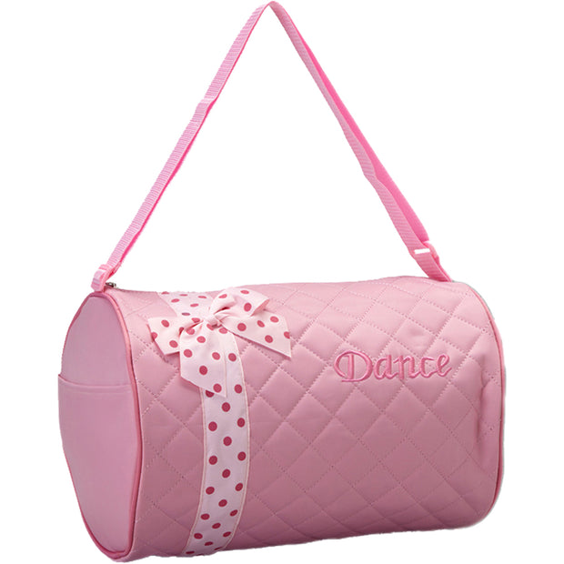 44012 Polka Dot Ribbon Duffels