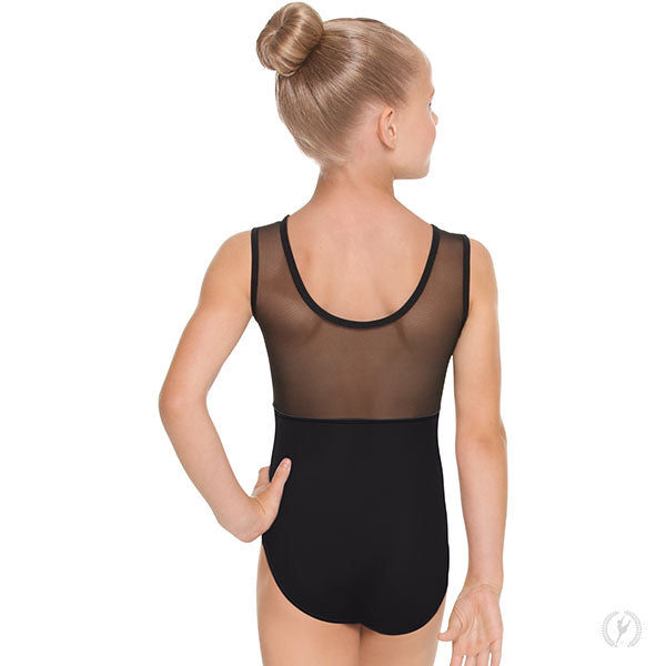 44586C Child Mesh Back Tank Leotard