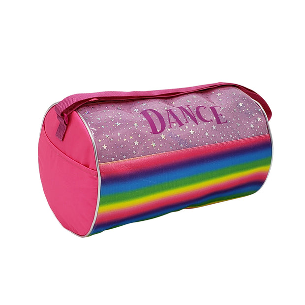44918 Rainbow Striped Dance Bag