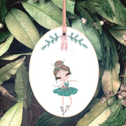 Tiny Dancer - Oval Ornament