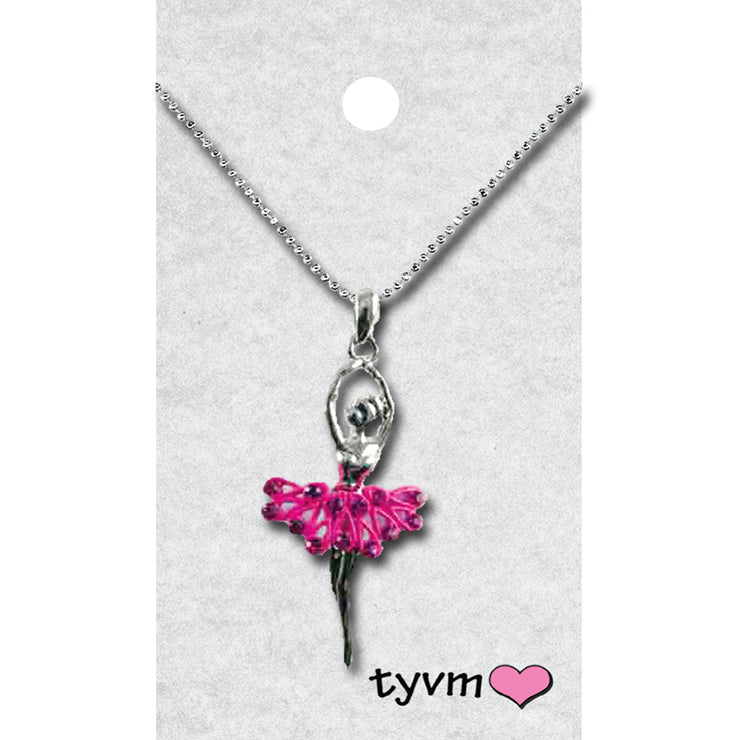 79510 Ballerina with Crystals Necklace