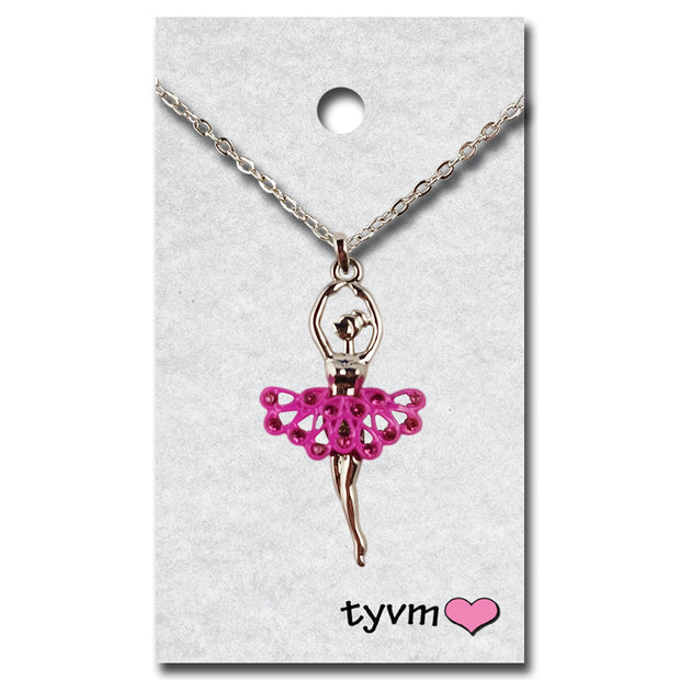 79826 Crystal Ballerina Necklace